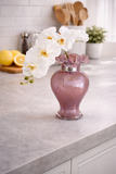 Heart Plush Glass Vase