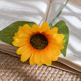 Artificial Sun Flower Stem, Pack of 6