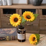 Artificial Sun Flower Stem, Pack of 6