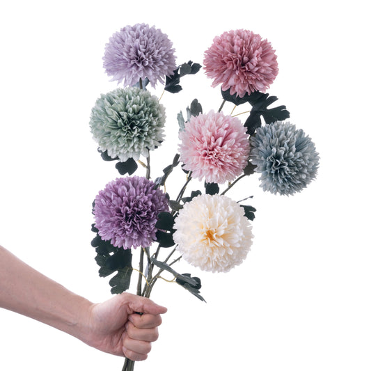 Artificial Pandora Dandelion, Pack of 6