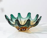 Athena's Gown Glass Vase Set With Fruit Bowl