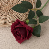 Artificial Flannelette Acacia Rose, Pack of 5