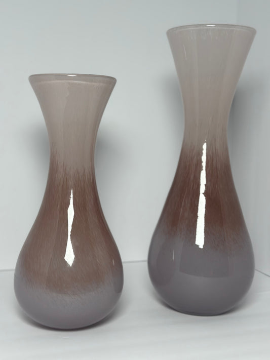 Rose Quartz Glass Vase Set
