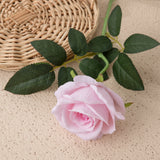 Artificial Flannelette Acacia Rose, Pack of 5