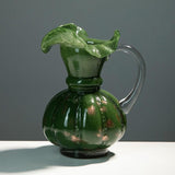 Green Egg Glass Vase Pitcher