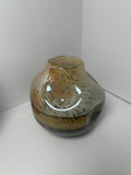 Tiger's Eye Glass Vase Set