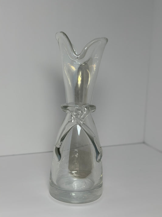 Victorian Bow Glass Vase