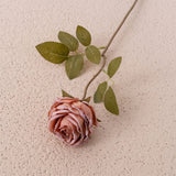 Artificial Dry Burnt Roses, Pack of 6