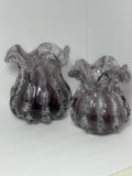Purple Whale Glass Vase Set