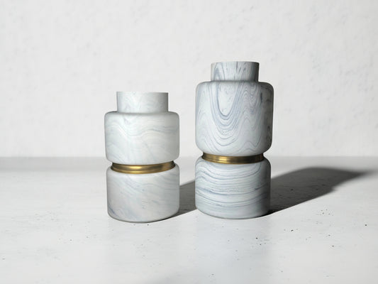 Antarctica Snow Ceramic Vase Set