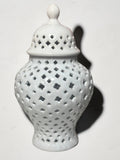 Executive White Ceramic Vase