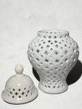 Executive White Ceramic Vase