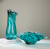 Aqua’s Aquarium Glass Vase Set with Fruit Bowl