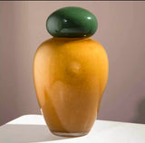 Mushroom Multicolor Glass Vase Set