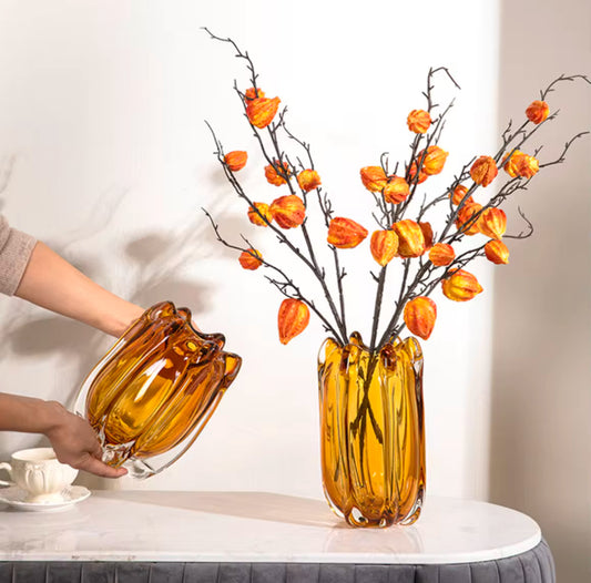 Daytime Lightning Glass Vase Set