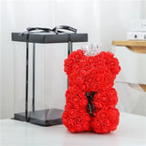 Handmade Rose Teddy Bear