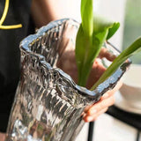 Thunder and Lightning Glass Vase