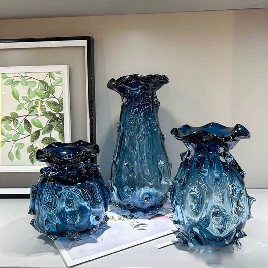 Mystic Sea Glass Vase Set