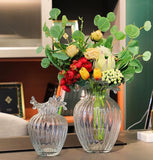 Sea Through Glass Vase Set