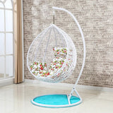 Hanging Chair with Pillow White