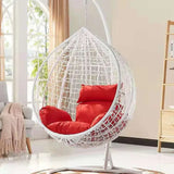 Hanging Chair with Pillow White