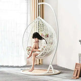 Hanging Chair with Pillow White
