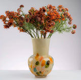 Traditional Art Glass Vase Set of 5