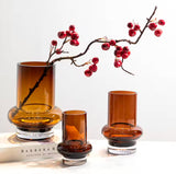 Gingerbread Triplets Glass Vase Set