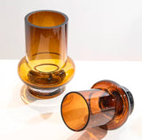 Gingerbread Triplets Glass Vase Set