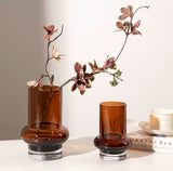 Gingerbread Triplets Glass Vase Set