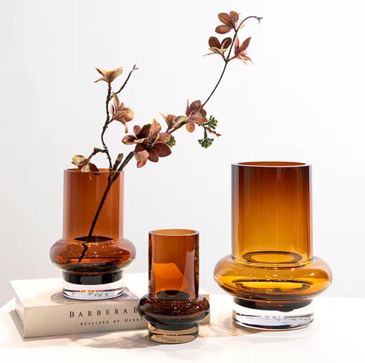 Gingerbread Triplets Glass Vase Set