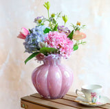 Purple Octopus Glass Vase Set