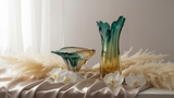 Yanacocha Botanica Glass Vase Set With Fruit Bowl