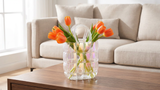 Handbag Tricolor Glass Vase