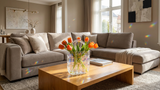 Handbag Tricolor Glass Vase