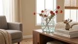 Handbag Clear Glass Vase