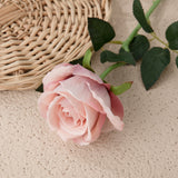 Artificial Flannelette Acacia Rose, Pack of 5