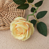 Artificial Flannelette Acacia Rose, Pack of 5