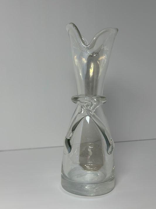 Victorian Bow Glass Vase