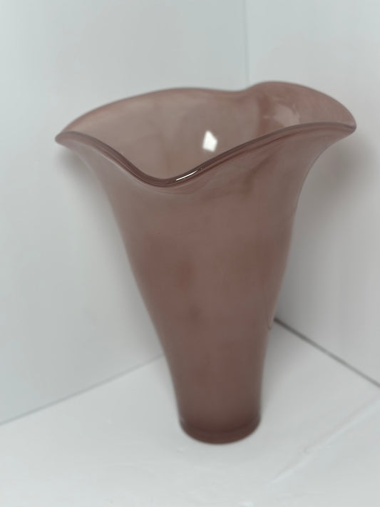 Venus Sea Glass Vase Set With Fruit Bowl