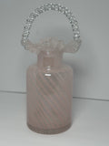 Pink Bindle Handbag Glass Vase Set