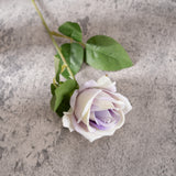 Artificial Flannelette Pearl Rose, Pack of 5