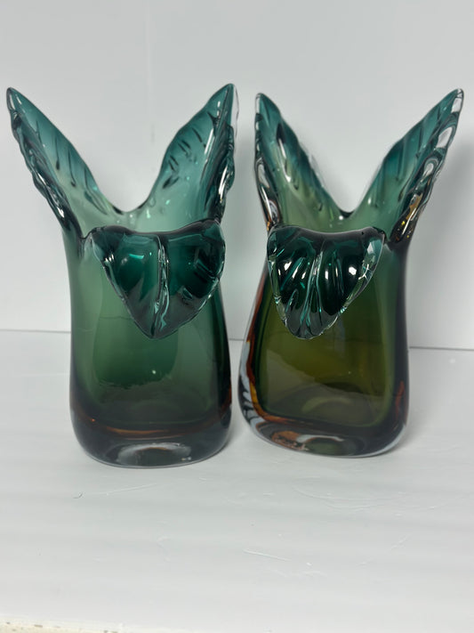 Tongass Duet Glass Vase Set