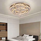 Stainless Steel Crystal Dimmable With Remote Control Lighting Mount
