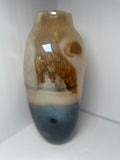 Tiger's Eye Glass Vase Set