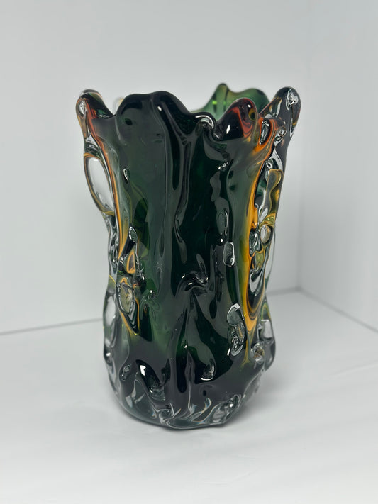 Verde Forest Glass Vase Set