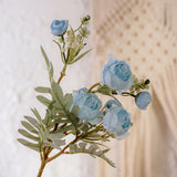 Artificial Snow Bud Roses