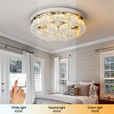 Stainless Steel LED 3 Changeable Colors Lighting Mount