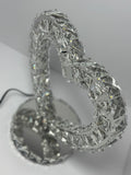 Heart Shaped Stainless Steel LED K9 Crystal Desk Lamp