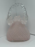 University Pink Handbag Glass Vase Set